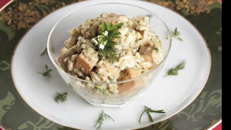 Risoto de peru defumado - André Ctenas