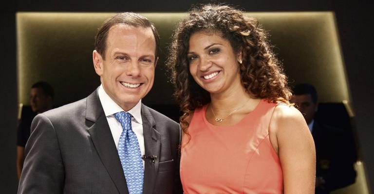 João Doria Jr. e Janaina. - Vagner Campos