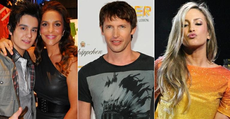 Luan Santana, Ivete Sangalo, James Blunt e Claudia Leitte estão entre as atrações do Festival de Verão - TV Globo/ Getty Images/Uran Rodrigues