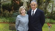 Golda Boruchowski recebe Tite, técnico do Corinthians, em hotel paulista que gerencia.