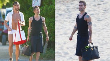 Marc Jacobs e Lorenzo Martone em St. Barts, no Caribe - Splash News / splashnews.com