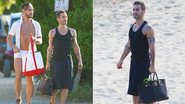 Marc Jacobs e Lorenzo Martone em St. Barts, no Caribe - Splash News / splashnews.com