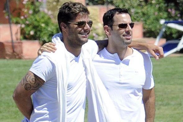 As separações de janeiro: Ricky Martin e Carlos González - Getty Images