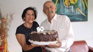 A artista plástica Graça Estrela festeja o aniversário de 90 anos de seu pai, Odilon.