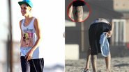 Justin Bieber e sua nova tatuagem: o rosto de Jesus Cristo na panturrilha - The Grosby Group