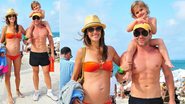 Alessandra Ambrosio com a filha Anja e o amigo Matheus Mazzafera - Cassiano de Souza