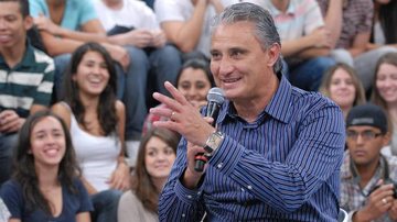 Tite, técnico do Corinthians - Zé Paulo Cardeal/TV Globo