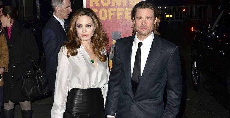 Angelina Jolie e Brad Pitt conferem premiação, em Nova York - Getty Images