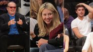 Jack Nicholson, Heather Locklear e Zac Efron em jogo do Los Angeles Lakers - Getty Images