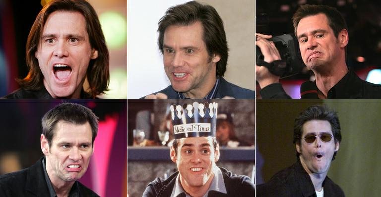 Jim Carrey e suas caretas - Getty Images