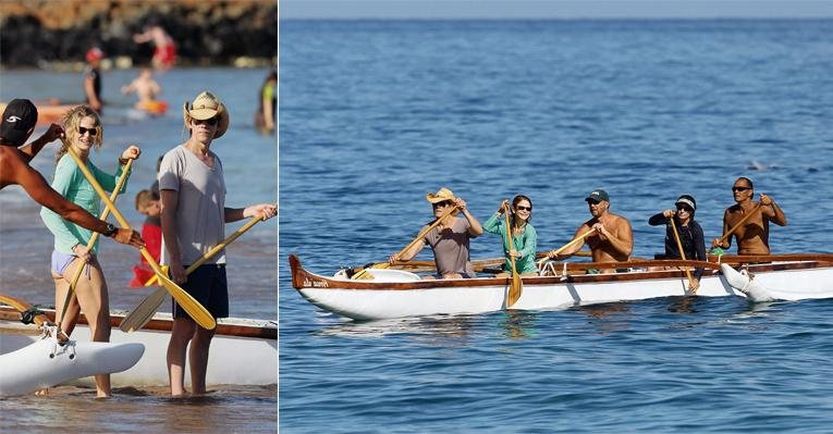 Casal pratica canoísmo no paradisíaco Havaí - City Files