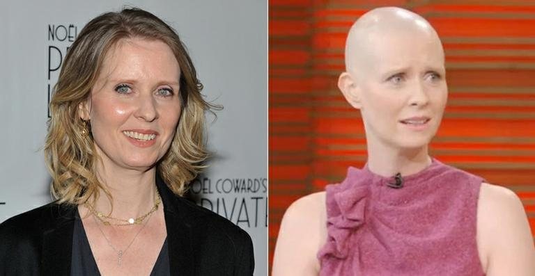 Cynthia Nixon fica careca para peça - Getty Images / Reprodução