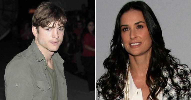 Ashton Kutcher e Demi Moore - Fotomontagem