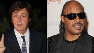 Paul McCartney / Stevie Wonder - Reprodução/Getty Images