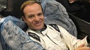 Rubens Barrichello no carro de Tony Kanaan na Indy - Reprodução/Twitter