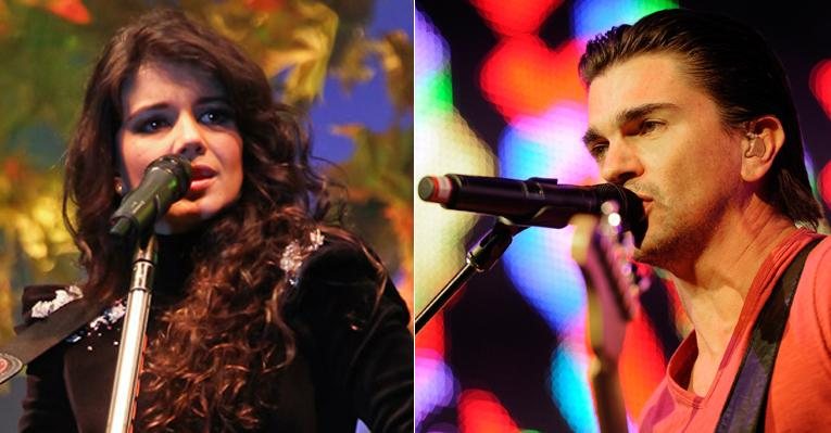 Paula Fernandes gravará dueto com o cantor colombiano Juanes - Arquivo CARAS; Getty Images