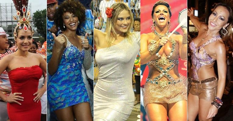 Rainhas de bateria que prometem brilhar no Carnaval 2012 - Fotomontagem