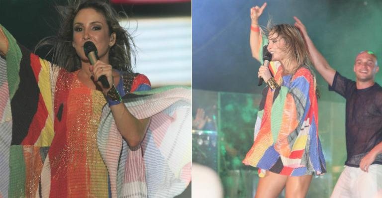 Claudia Leitte se apresenta em Santa Catarina, grávida de seu segundo filho - Alessandro Neves/ Divulgação