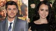 Zac Efron / Lily Collins - Reprodução/Getty Images