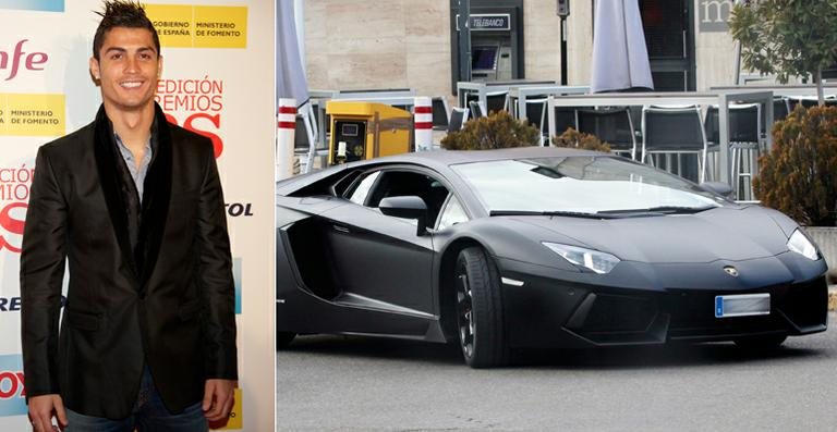 Cristiano Ronaldo desfila com seu novo carro - Getty Images / GrosbyGroup