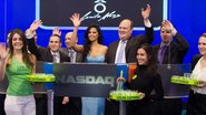 Camila Alves encerra dia de negociações na Bolsa de Valores Nasdaq, em Nova York - Divulgação/Vira Comunicação