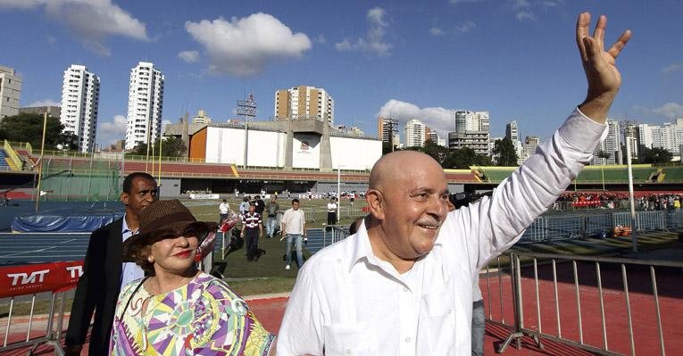 Luiz Inácio Lula da Silva com a esposa, dona Marisa - Ricardo Stuckert