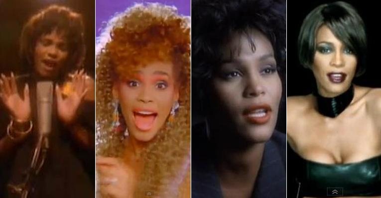 Whitney Houston levou o Grammy pelos sucessos 'Saving All My Love For You', 'I Wanna Dance with Somebody', 'I Will Always Love You' e 'It's Not Right, But It's Okay' - Reprodução