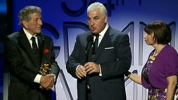 Tony Bennet, Mitch e Amy Winehouse no Grammy 2012 - Reprodução