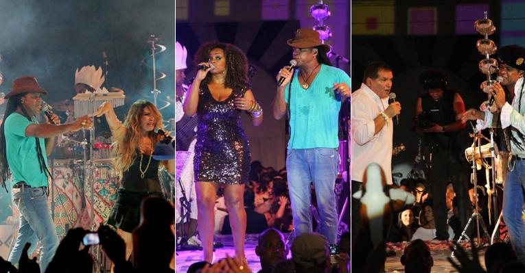 Famosos cantam com Carlinhos Brown - Uran Rodrigues