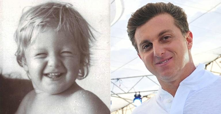 Luciano Huck mostra foto de quando era bebê - Arquivo pessoal e TV Globo