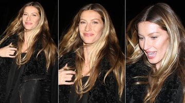 Com sorriso no rosto, Gisele Bündchen deixa evento de moda em Nova York - Reprodução/The Grosby Group