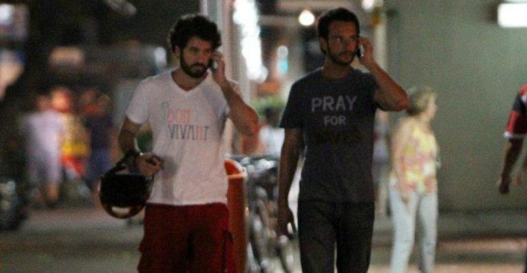 Eriberto Leão e Rodrigo Santoro - André Freitas / AgNews