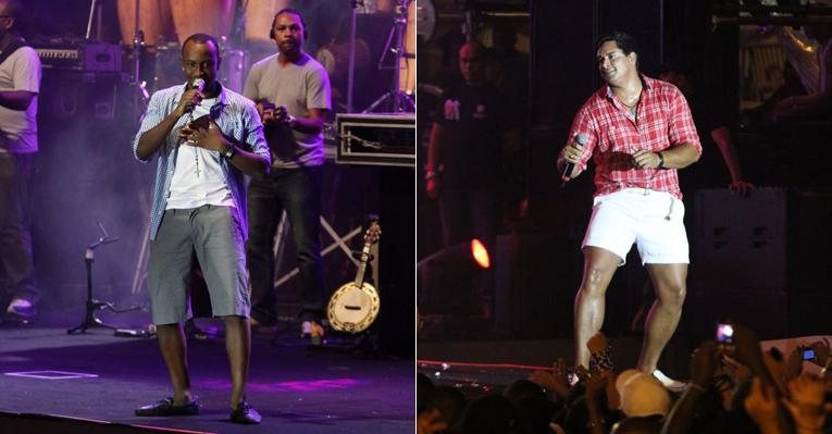 Xanddy canta com Exaltasamba em Salvador - J.Humberto e Wallace Barbosa / AgNews