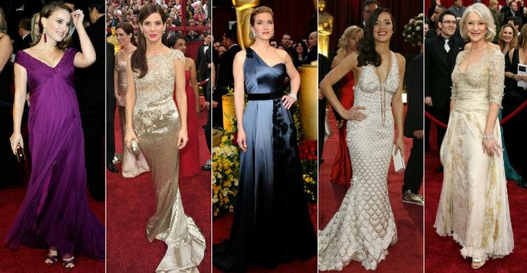 Natalie Portman, Sandra Bullock, Kate Winslet, Marion Cotlliard e Helen Mirren - Getty Images