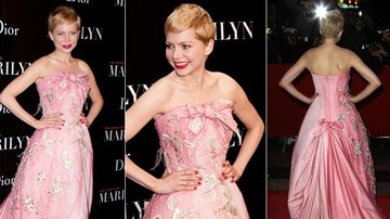 Michelle Williams de Dior na pré-estreia de 'Sete Dias com Marilyn' - Getty Images