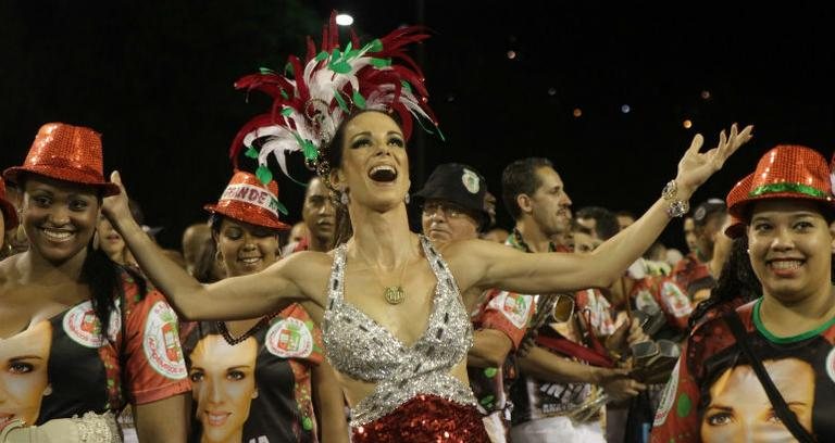 Ana Furtado, rainha de bateria da Grande Rio - Arquivo CARAS