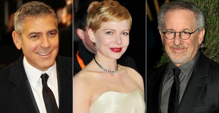 George Clooney, Michelle Williams e Steven Spielberg - Getty Images