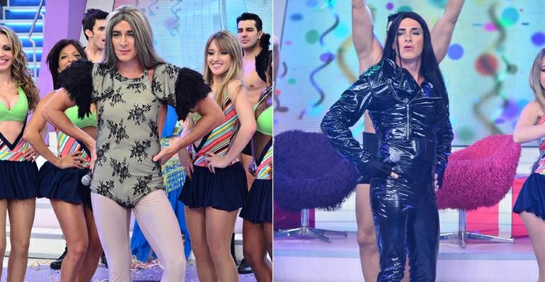 Rodrigo Faro se veste de Claudia Leitte e Ivete Sangalo - Antonio Chahestian/Record