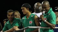 Lucas, Neymar e Thiaguinho juntos com o Exaltasamba no carnaval baiano - Uran Rodrigues