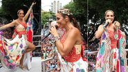 Com vestido estampado, Ivete Sangalo comanda Bloco Coruja - Wallace Barbosa, Adilson Lucas e Daniel Delmiro/AgNews