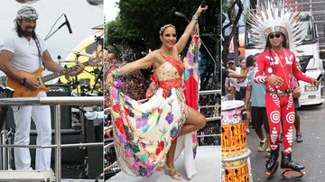 Chiclete com Banana, Ivete Sangalo e Carlinhos Bown com o Timbalada - Francisco Cepeda, Wallace Barbosa, Adilson Lucas e Daniel Delmiro/AgNews