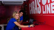 Lua Blanco e Arthur Aguiar visitam o espaço VIP CARAS Online no camarote da Marquês de Sapucaí - Renato Wrobel