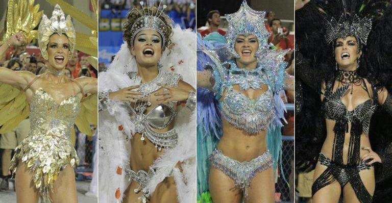 Ana Furtado, Sophie Charlotte, Mirella Santos e Ana Hickmann