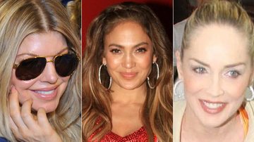 Fergie, J.Lo e Sharon Stone curtiram o carnaval no Brasil - Fotomontagem