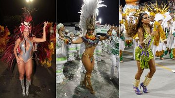 Famosos caem na folia no desfile das campeãs de São Paulo - Foto Montagem