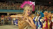 Mesmo com febre, Ellen volta ao sambódromo do Anhembi - Orlando Oliveira / AgNews