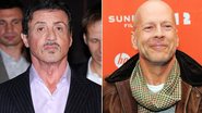 Sylvester Stallone / Bruce Willis - Reprodução/Getty Images