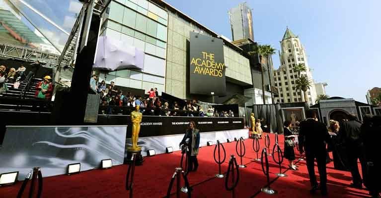 Área destinada ao tapete vermelho do Oscar - Getty Images