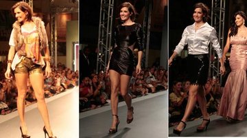 Deborah Secco e a ex-BBB Mariana Felício em desfile de moda - Amauri Nehn/AgNews