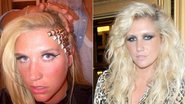 Ke$ha radicalizou no visual - Reprodução / Twitter / Getty Images